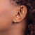 14K CZ Claddagh Post Earrings YE2201