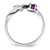 Sterling Silver Rhodium-plated Family Jewelry Ring XMR4/1SS-10