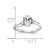 14k White Gold 7x5mm Pear Cubic Zirconia A Diamond ring Y4626CZ/A
