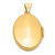 14ky 21x16mm Oval Tree Locket XL698