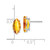 14k White Gold 10x5mm Marquise Citrine earring XE105WCI