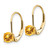 14k 5mm Citrine Leverback Earrings XLB111CI