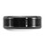 Chisel Black Zirconium Polished with Black Carbon Fiber Inlay 8mm Band ZCR111-8.5