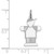 Sterling Silver Rhodium-plated Kid Charm XK1585SS