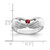 14k White Gold 1 Synthetic Stone Family Ring XMRW51/1SY