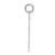 Sterling Silver Rhodium-plated Love Kid Charm XK1219SS