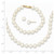 14k 5-6mm FW Cultured Pearl 5in Bracelet, 14in Necklace & Earring Set XF457SET
