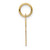 14K Polished Key Charm YC453