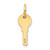 14K Polished Key Charm YC453
