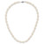 14k White Gold 5-8mm White Near Round Freshwater Cultured Pearl Necklace XF573-18