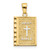 10K w/Rhodium Holy Bible Charm 10C1038