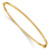 10k Hinged Bangle Bracelet 10DB495