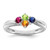 Sterling Silver Rhodium-plated Family Jewelry Mounting XMR10/4SSM-5