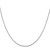 10k WG .95mm Box Chain 10KWB095-22
