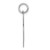 14k White Gold Large Fancy Script Letter B Initial Charm YC655B