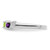 Sterling Silver Rhodium-plated Synthetic 3 Stone Mother's Ring XMR11/3SS-5