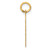 14k Large Script Letter O Initial Charm YC662O