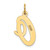 14k Large Script Letter O Initial Charm YC662O