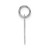 14KW Small Block Letter F Initial Charm YC665F