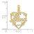 10K #1 NANA  in Heart Charm 10K8804