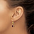 14k 7x5mm Oval Rhodolite Garnet Leverback Earrings XLB106RG