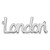 14k White Gold Polished Name Plate XNA635W