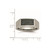 Chisel Titanium Brushed and Polished Black IP-plated CZ Signet Ring TB429-10