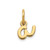 14KY Lower case Letter A Initial Charm XNA1307Y/A