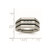 Chisel Titanium Brushed and Polished Black IP-plated CZ Signet Ring TB430-11