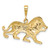 10k Lion Charm 10C580