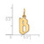 14KY Letter B Initial Pendant XNA1335Y/B