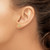 14K Plumeria Flower Post Earrings TE724