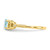 10K Light Swiss Blue Topaz and Diamond Ring 10XB285