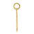 14k .018 Depth Engravable Girl Charm XM99/18