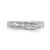 14k White Gold AA Quality .03 carat Diamond Trio Ladies Complete Wedding Band Y2477AA-L