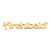 Sterling Silver/Gold-plated Polished Name Plate XNA938GP