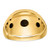 14k Polished, Antiqued and Nugget Texture AA Quality Diamond Masonic Ring Y4035MAA