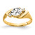 14k 7x5mm Oval Cubic Zirconia AA Diamond Ring Y2260CZ/AA