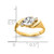 14k 7x5mm Oval Cubic Zirconia AA Diamond Ring Y2260CZ/AA