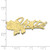 10k Yellow Gold Rose Name Plate 10XNA954Y