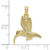 10K Textured Hummingbird Flying Charm 10K6447