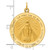 14k Solid Polished/Satin Round Miraculous Medal XR1766