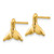 14k Whale Tail Post Earrings TC593