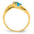 14k Genuine 3 Stone Mother's Ring XMR12/3GY