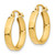 14k Polished 3mm Hoop Earrings TF151
