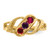 14k Synthetic Family Jewelry Ring XMR5/3SY