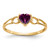 10k Polished Genuine Rhodolite Garnet Birthstone Ring 10XBR159