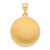 14k Polished and Satin St Matthew Medal Hollow Pendant XR1360