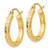 14k Diamond-cut Hoop Earrings TF555