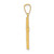 14k Polished Cross Latin Pendant XR1417
